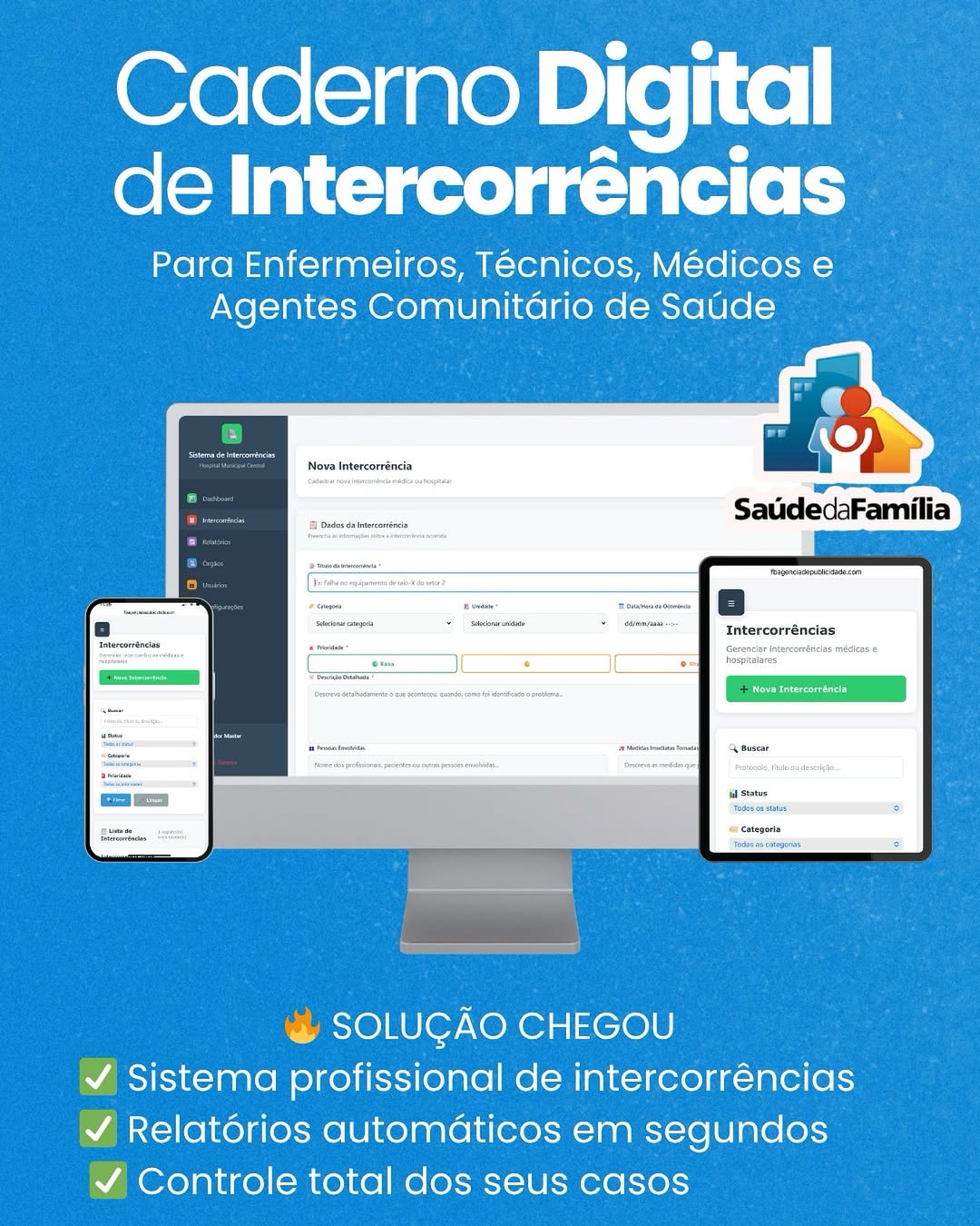 Ferramenta para Registro de Intercorrencias