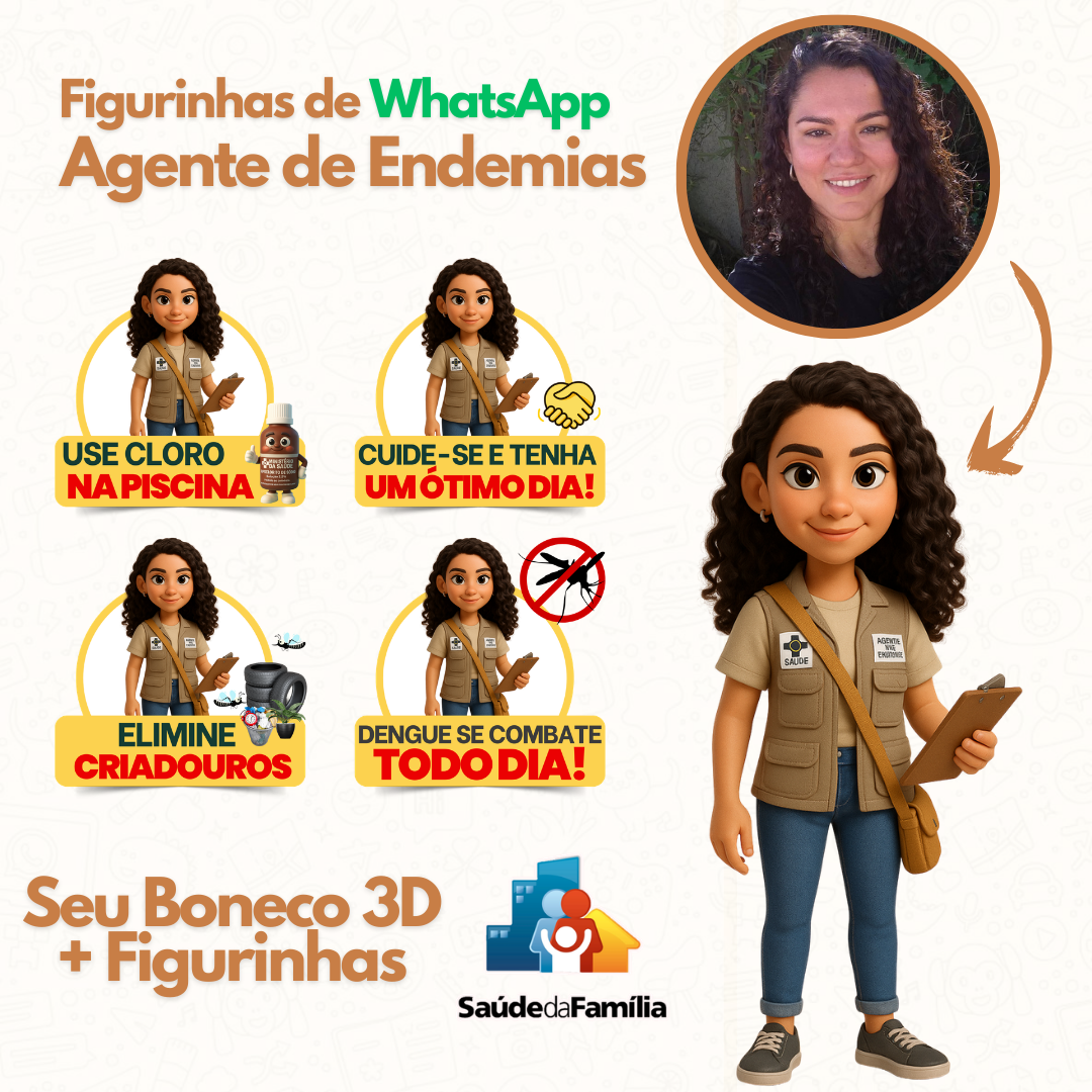 Pack de Figurinhas + Boneco 3D para ACE